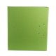Biblioraft A4, plastifiat PP/paper, margine metalica, 75 mm, Optima Classic - verde deschis