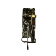 Biblioraft A4, margine metalica, 75mm, Optima Economy - marmorat