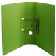 Biblioraft A4, plastifiat PP/PP, margine metalica, 75 mm, Optima Premium - verde deschis