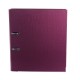 Biblioraft A4, plastifiat PP/PP, margine metalica, 75 mm, Optima Premium - visiniu