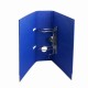 Biblioraft A5, plastifiat PP/PP, 75 mm, Optima Premium - albastru