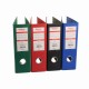 Biblioraft A5, plastifiat PP/PP, 75 mm, Optima Premium - rosu