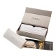 STILOU SOUVERAN M800 CREAM BLUE, PENITA EF AUR 18K, ACCESORII PLACATE CU AUR, CORP ALB-ALBASTRU, CUTIE CADOU