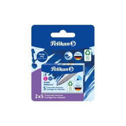 REZERVA ROLLER ALBASTRU SET10 PELIKAN, BLISTER