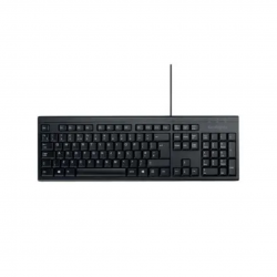 Tastatura Kensington EQ KB100, cu fir de 150 cm, plastic partial reciclat, negru