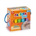 Creta colorata, 15 culori/cutie, CARIOCA Baby Maxi