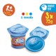Plastilina, 3 culori x 75 g/set, CARIOCA