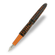 Stilou DIPLOMAT Elox Matrix, cu penita M, din otel inoxidabil - black orange