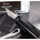 Stilou DIPLOMAT Esteem, cu penita B, din otel inoxidabil - black Barley