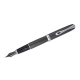 Stilou DIPLOMAT Excellence A2, cu penita M, din otel inoxidabil - Guilloche Black Chrome