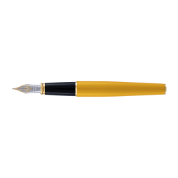 Stilou DIPLOMAT Excellence A2, cu penita M, din otel inoxidabil - Yellow Gold