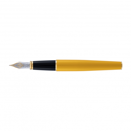 Stilou DIPLOMAT Excellence A2, cu penita M, din otel inoxidabil - Yellow Gold