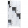 Vestiar metalic valori Premium cu picioare si 12 compartimente, 1000x500x1920 mm (LxlxH), PLUS