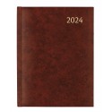 Agenda 21x27cm,7zile/2pag(128pag), PLAN-A-WEEK - Florence bordeaux