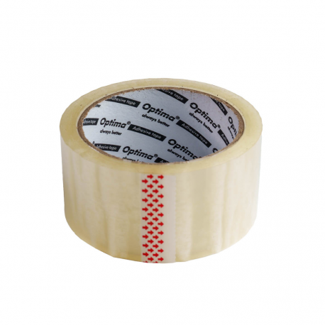Banda adeziva 48mm x 66 y, 38 microni, Optima - transparent