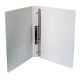 Caiet mecanic cu buzunar, plastifiat PP, 4 inele in "D", 16 mm, cotor 25mm, Optima - alb