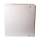 Caiet mecanic cu buzunar, plastifiat PP, 4 inele in "D", 65 mm, cotor 90mm, Optima - alb