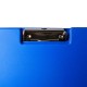 Clipboard dublu A4, plastifiat PP, Optima - albastru