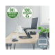 Suport ergonomic LEITZ Ergo, pentru laptop, ajustabil, plastic partial reciclat, gri-carbune