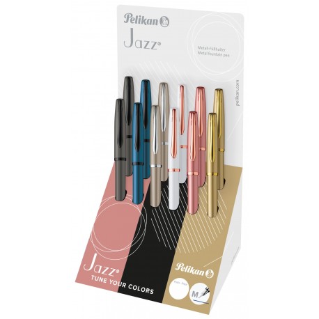 STILOU JAZZ NOBLE ELEGANCE P36, PREZENTARE PE DISPLAY 12 BUC, DIVERSE CULORI