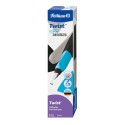 STILOU TWIST COLOR BLOCKING DARK, PENITA M, GRIP ERGONOMIC, AMBIDEXTRU, 1 REZERVA MARE INCLUSA, IN CUTIE CARTON