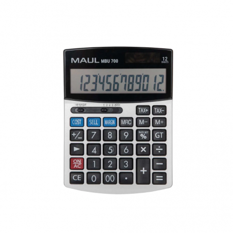Calculator de birou MAUL, MBU 700, 12 digits - negru