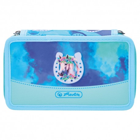 PENAR ECHIPAT 23 PIESE, 2 COMPARTIMENTE, MOTIV LUCKY HORSE