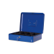 Caseta (cutie) metalica pentru bani, 300 x 250 x 87 mm, MAUL - albastra