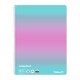 CAIET A4 80 FILE SPIRA PATRATELE PERFORAT COLOR EDITION, PEFC, CULOARE ROZ/MENTA