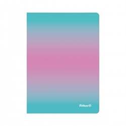 CAIET A5 COLOR EDITION 80 FILE, HARTIE 70G/MP, PATRATELE, CULOARE ROZ/MENTA