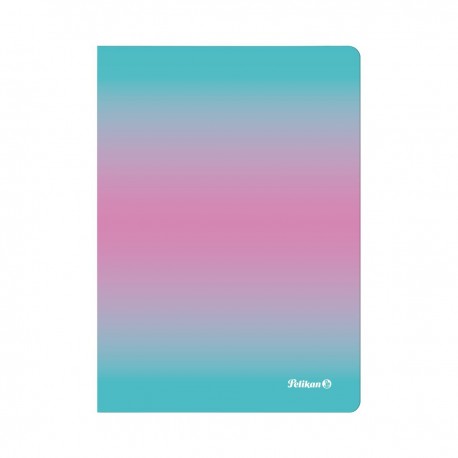 CAIET A5 COLOR EDITION 80 FILE, HARTIE 70G/MP, PATRATELE, CULOARE ROZ/MENTA