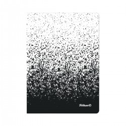 CAIET A5 COLOR EDITION 80 FILE, HARTIE 70G/MP, PATRATELE, CULOARE ALB/NEGRU