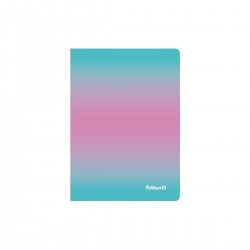 CAIET A6 COLOR EDITION 80 FILE, HARTIE 70G/MP, PATRATELE, CULOARE ROZ/MENTA
