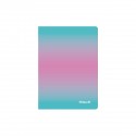 CAIET A6 COLOR EDITION 80 FILE, HARTIE 70G/MP, PATRATELE, CULOARE ROZ/MENTA