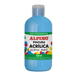Vopsea acrilica, 250ml, Alpino - bleu