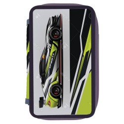 PENAR NEECHIPAT, 3 FERMOARE, FERMOAR MARE, INTERIOR TEXTIL, DIMENSIUNE 20 X 13 X 6 CM, MOTIV SPEED CAR