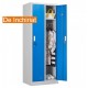 De Inchiriat - Vestiar metalic Premium 2 usi color albastru 600x450x1800 mm (LxlxH), Asamblat, Extra Plus