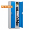 De Inchiriat - Vestiar metalic Premium 2 usi color albastru 600x450x1800 mm (LxlxH), Asamblat, Extra Plus