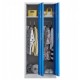 De Inchiriat - Vestiar metalic Premium 2 usi color albastru 600x450x1800 mm (LxlxH), Asamblat, Extra Plus