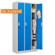 De Inchiriat - Vestiar metalic Premium 3 usi color albastru 900x450x1800 mm (LxlxH), Asamblat, Extra Plus