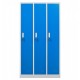 De Inchiriat - Vestiar metalic Premium 3 usi color albastru 900x450x1800 mm (LxlxH), Asamblat, Extra Plus