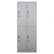 De Inchiriat - Vestiar metalic Premium cu 4 usi (2x2) 600x500x1800 mm (LxlxH), Asamblat, PLUS