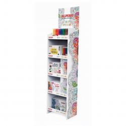 Display carton color experience, Alpino, Manley Fine Art, for the floor