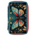 PENAR NEECHIPAT,2 FERMOARE, FERMOAR MARE, INTERIOR TEXTIL, DIMENSIUNE 20 X 13 X 4.5 CM,MOTIV BUTTERFLY