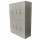 De Inchiriat - Vestiar metalic Premium cu 8 usi (4x2) 1200x500x1800 mm (LxlxH), Asamblat, PLUS