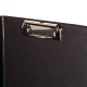 Clipboard dublu A4, plastifiat PP, Optima - negru
