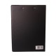 Clipboard dublu A4, plastifiat PP, Optima - negru
