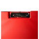 Clipboard dublu A4, plastifiat PP, Optima - rosu