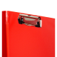 Clipboard dublu A4, plastifiat PP, Optima - rosu