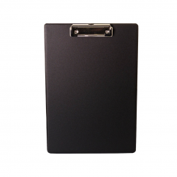 Clipboard simplu A4, plastifiat PP, Optima - negru